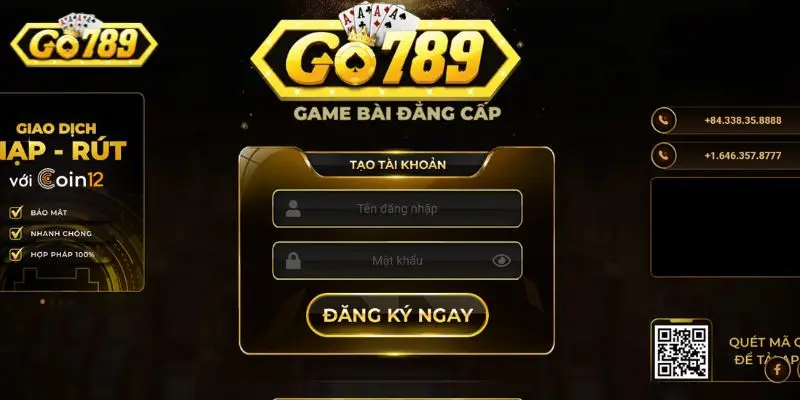 Bước đầu cần thực hiện đối với Go789 là gì?
